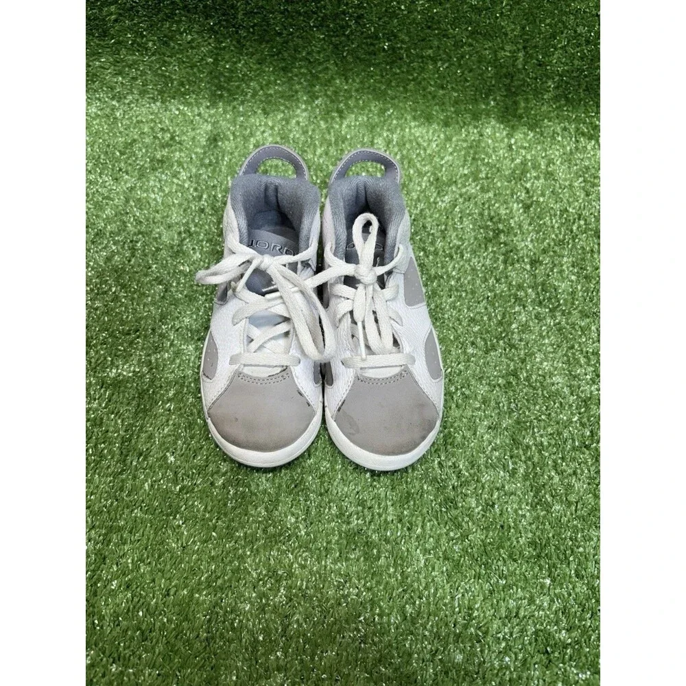 Jordan 6 Cool Grey Toddler Size 10C DV3606-100 Air Jordan Retro Baby TD